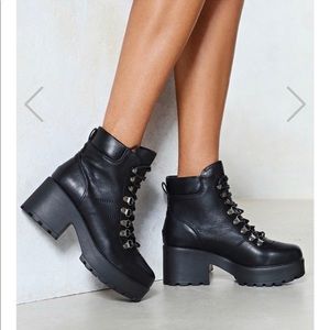 BOOHOO hiker boots